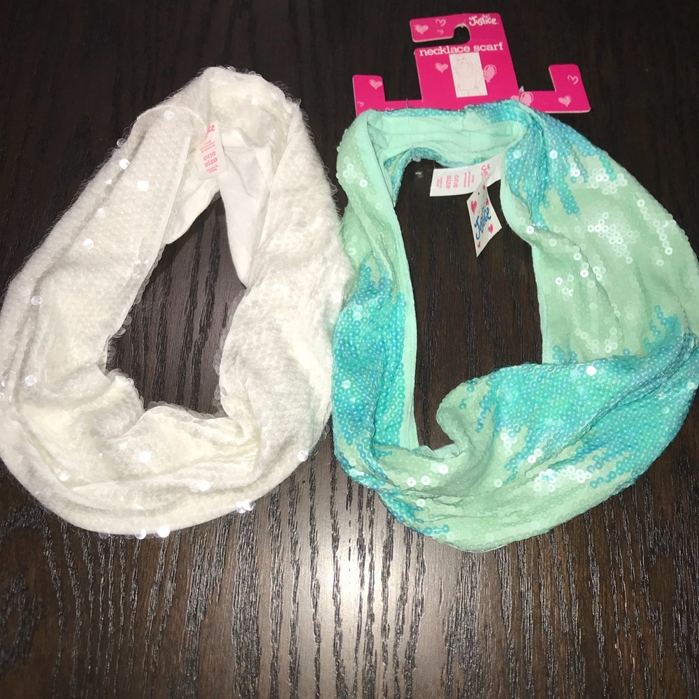 Brand new w/ tags Justice infinity necklace scarf